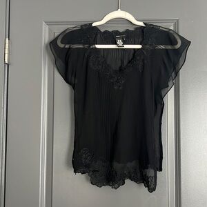 BCBG Maxazria 100% silk top.
